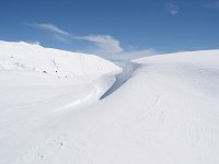 Salita al Rifugio Gherardi e poco più oltre...si sprofonda troppo nella neve rammollita (30 aprile 09)  - FOTOGALLERY